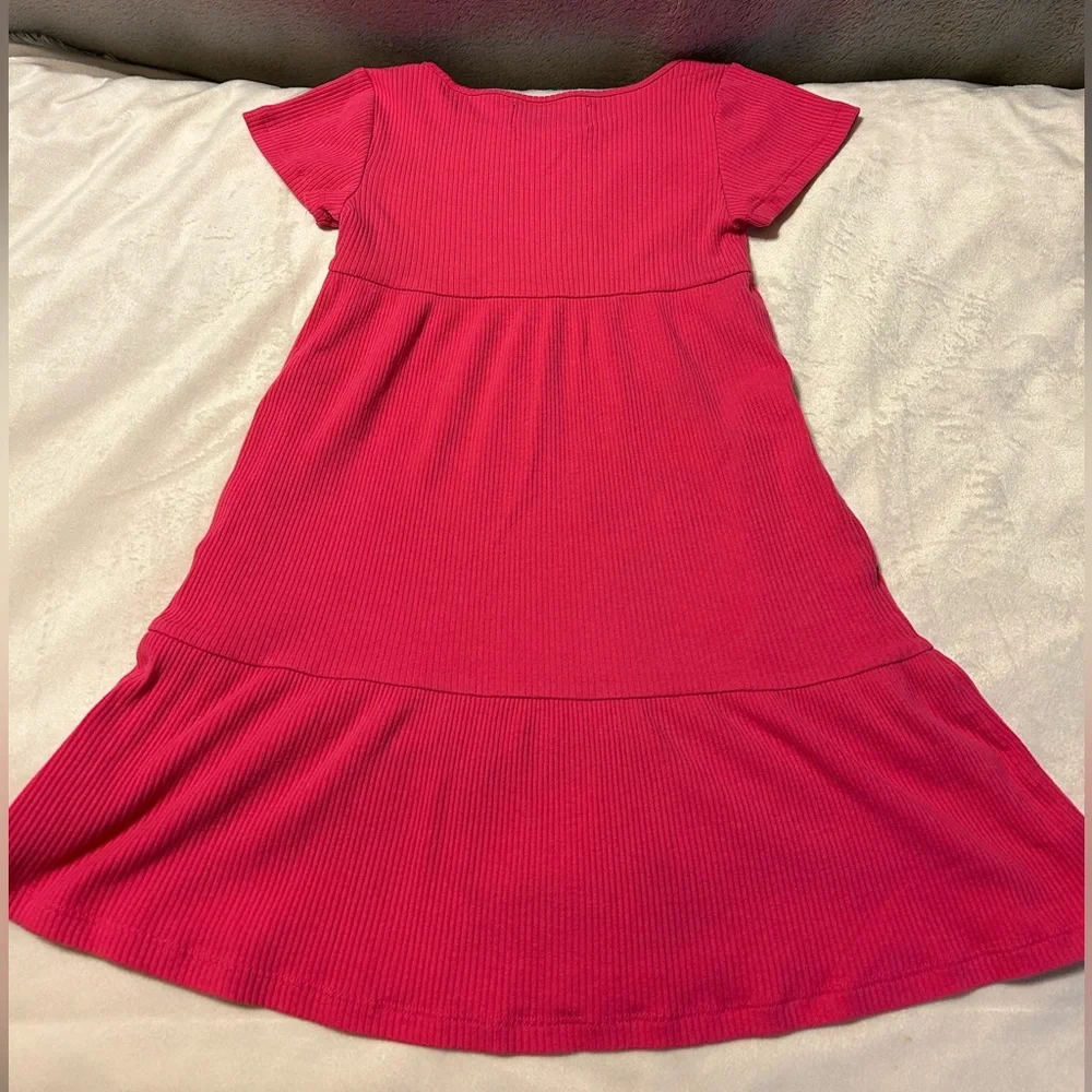 Old Navy Rib-Knit Short Sleeve Tiered Dress - Lot of 2